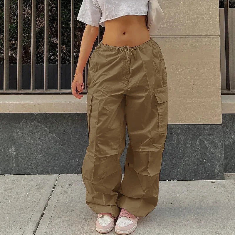 Pantalones cargo rosados