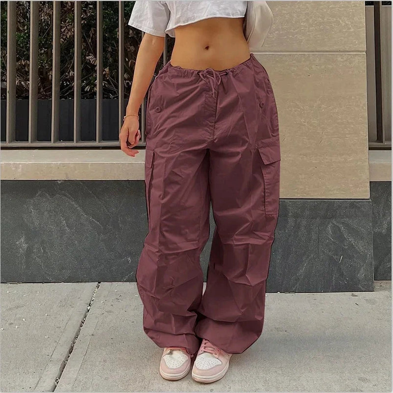 Pantalones cargo rosados