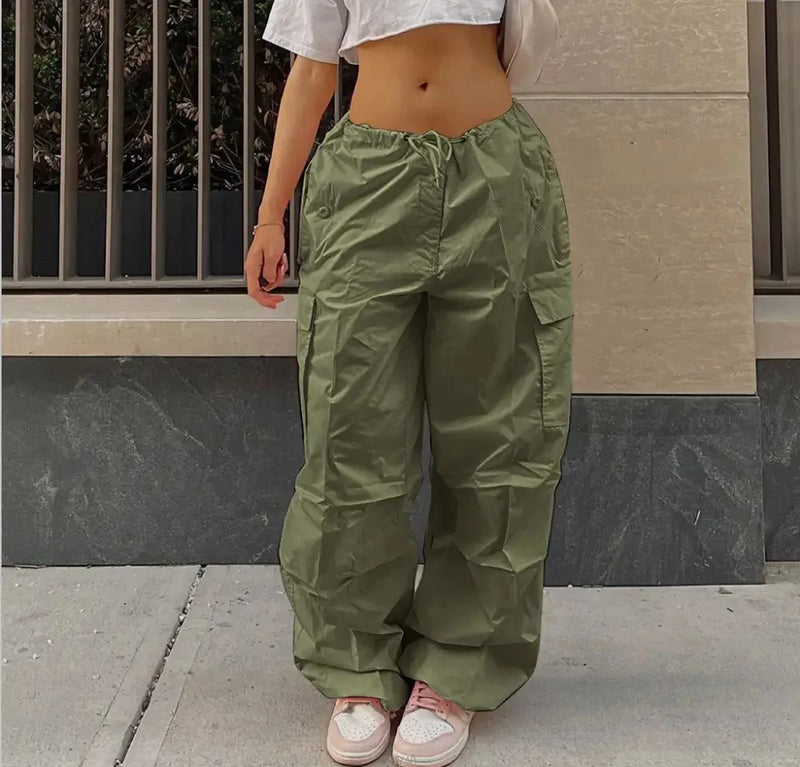 Pantalones cargo rosados